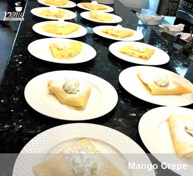 mango crepe in Venus Garden