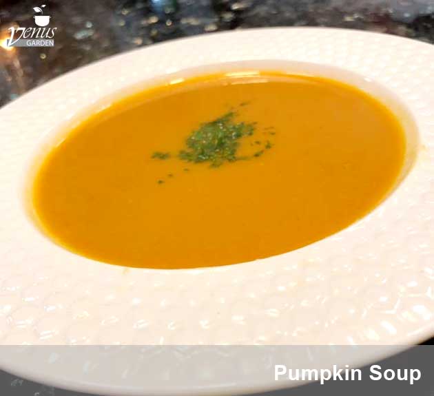 pumpkin soup in Venus Garden